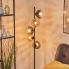 Koyoto globe light, floor lamp Amber, clear, Smoke-coloured, 5-light sources