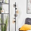 Koyoto globe light, floor lamp Amber, clear, Smoke-coloured, 6-light sources