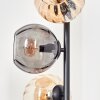 Koyoto globe light, floor lamp Amber, Smoke-coloured, 6-light sources