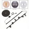 Koyoto globe light, floor lamp Amber, clear, Smoke-coloured, 6-light sources