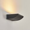 Damor outdoor wall light, wall light LED black, 1-light source