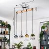 Koyoto hanging light, globe light, pendant light Ecru, black, 4-light sources