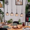 Koyoto hanging light, globe light, pendant light Ecru, black, 4-light sources