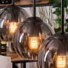 Koyoto hanging light, globe light, pendant light Ecru, black, 4-light sources