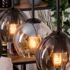 Koyoto hanging light, globe light, pendant light Ecru, black, 4-light sources
