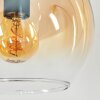 Koyoto globe light, floor lamp Amber, clear, Smoke-coloured, 3-light sources
