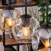 Ripoll hanging light, globe light, pendant light Ecru, black, 4-light sources