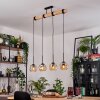 Ripoll hanging light, globe light, pendant light Ecru, black, 4-light sources