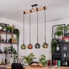 Ripoll hanging light, globe light, pendant light Ecru, black, 4-light sources