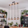 Ripoll hanging light, globe light, pendant light Ecru, black, 4-light sources