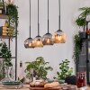 Ripoll hanging light, globe light, pendant light Ecru, black, 4-light sources