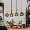 Ripoll hanging light, globe light, pendant light Ecru, black, 4-light sources