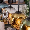 Ripoll hanging light, globe light, pendant light Ecru, black, 4-light sources