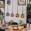 Ripoll hanging light, globe light, pendant light Ecru, black, 4-light sources
