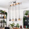 Ripoll hanging light, globe light, pendant light Ecru, black, 4-light sources