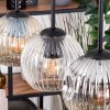 Ripoll hanging light, globe light, pendant light Ecru, black, 4-light sources