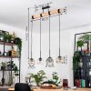 Ripoll hanging light, globe light, pendant light Ecru, black, 4-light sources