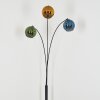 Koyoto globe light, floor lamp blue, gold, green, 3-light sources