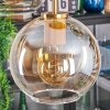 Koyoto hanging light, globe light, pendant light gold, black, 5-light sources