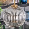 Koyoto hanging light, globe light, pendant light gold, black, 5-light sources