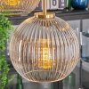 Koyoto hanging light, globe light, pendant light gold, black, 5-light sources