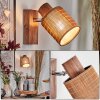 Kinnared wall light, wall spotlight chrome, Ecru, 1-light source