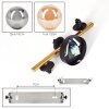 Chehalis ceiling light, globe light gold, black, 3-light sources