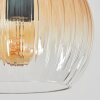 Koyoto globe light, floor lamp Amber, clear, Smoke-coloured, 3-light sources