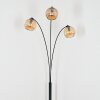 Ripoll globe light, floor lamp Amber, 3-light sources