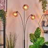 Koyoto globe light, floor lamp Amber, 3-light sources