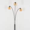 Koyoto globe light, floor lamp Amber, 3-light sources