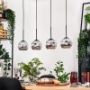 Ripoll hanging light, globe light, pendant light Ecru, black, 4-light sources