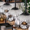 Ripoll hanging light, globe light, pendant light Ecru, black, 4-light sources