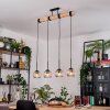 Koyoto hanging light, globe light, pendant light Ecru, black, 4-light sources