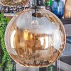 Koyoto hanging light, globe light, pendant light Amber, 5-light sources
