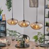 Mertola hanging light, pendant light black, 3-light sources