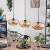 Mertola hanging light, pendant light black, 3-light sources