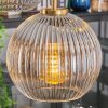 Koyoto hanging light, globe light, pendant light gold, black, 5-light sources