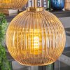 Koyoto hanging light, globe light, pendant light gold, black, 5-light sources