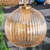 Koyoto hanging light, globe light, pendant light gold, black, 5-light sources