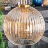 Koyoto hanging light, globe light, pendant light gold, black, 5-light sources