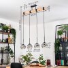 Ripoll hanging light, globe light, pendant light Ecru, black, 4-light sources