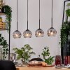 Ripoll hanging light, globe light, pendant light Ecru, black, 4-light sources