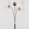 Ripoll globe light, floor lamp Amber, Smoke-coloured, 3-light sources