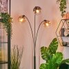 Ripoll globe light, floor lamp Amber, clear, Smoke-coloured, 3-light sources