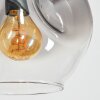 Ripoll globe light, floor lamp Amber, clear, Smoke-coloured, 3-light sources