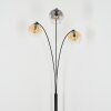 Ripoll globe light, floor lamp Amber, clear, Smoke-coloured, 3-light sources