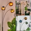 Koyoto globe light, floor lamp blue, gold, green, 3-light sources
