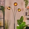 Koyoto globe light, floor lamp blue, gold, green, 3-light sources