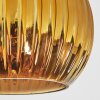 Koyoto globe light, floor lamp blue, gold, green, 3-light sources